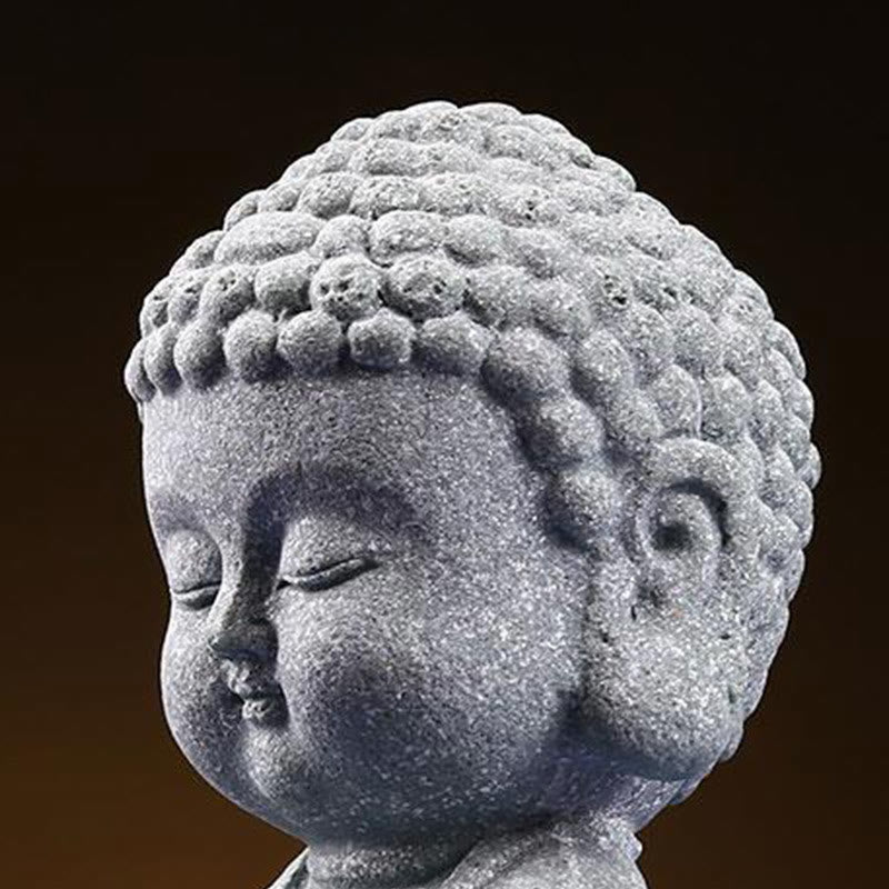 Buddha-Steine, Meditation, betender Buddha, Mitgefühl, Gelassenheit, Heimdekoration - image 7