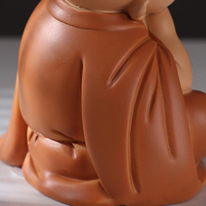 Buddha-Steine, klein, Mini, Meditation, betender Mönch, Gelassenheit, Kunstharz, Heimdekoration - image 9