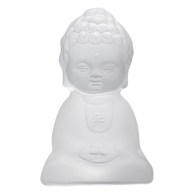 Buddha-Steine, Mini-Tathagata-Buddha, Liuli, Gelassenheit, Schreibtisch-Dekoration