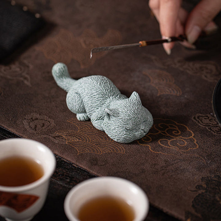 Buddha-Steine, kleine Katze, für Zuhause, Tee-Haustier, Figur, Schreibtisch-Dekoration - image 9