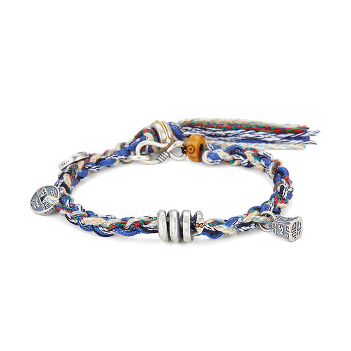 Buddha-Steine, 925er Sterlingsilber, Münzen, Schuppen, Charm, handgefertigt, Segensarmband - image 9