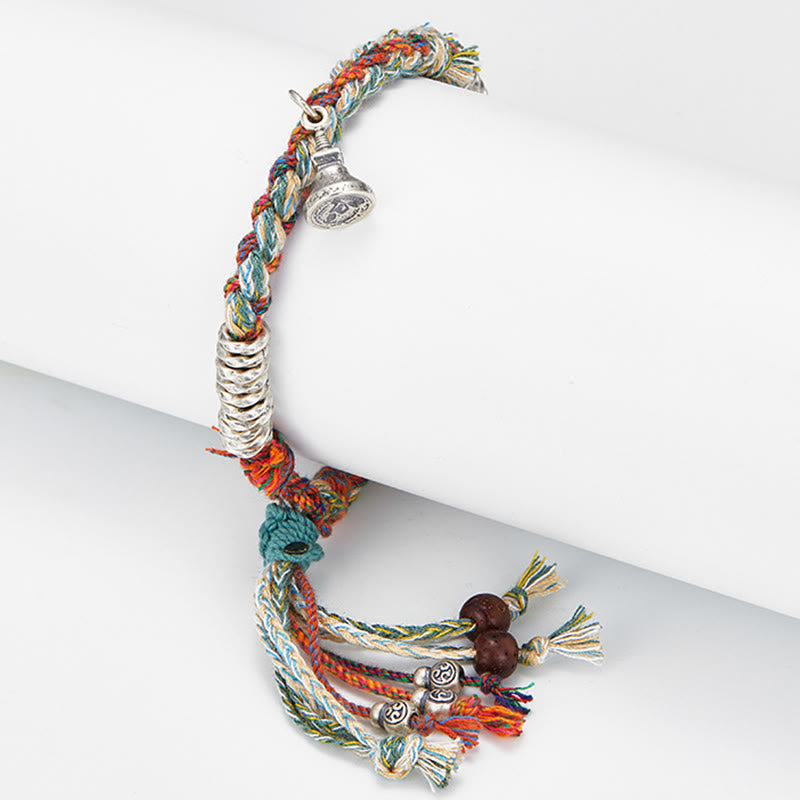 Buddha Stones 925 Sterling Silber handgefertigtes Schutzarmband mit mehreren Strängen - image 2