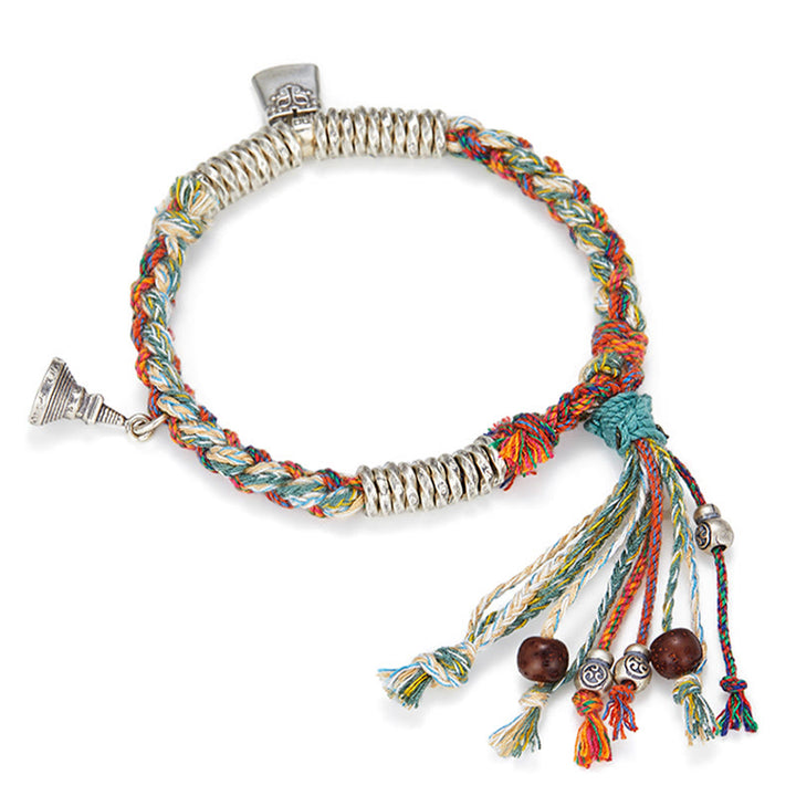 Buddha Stones 925 Sterling Silber handgefertigtes Schutzarmband mit mehreren Strängen - image 3