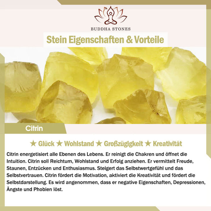 Buddha Stones Sonnenstein Erdbeerquarz Kristall Positives Armband