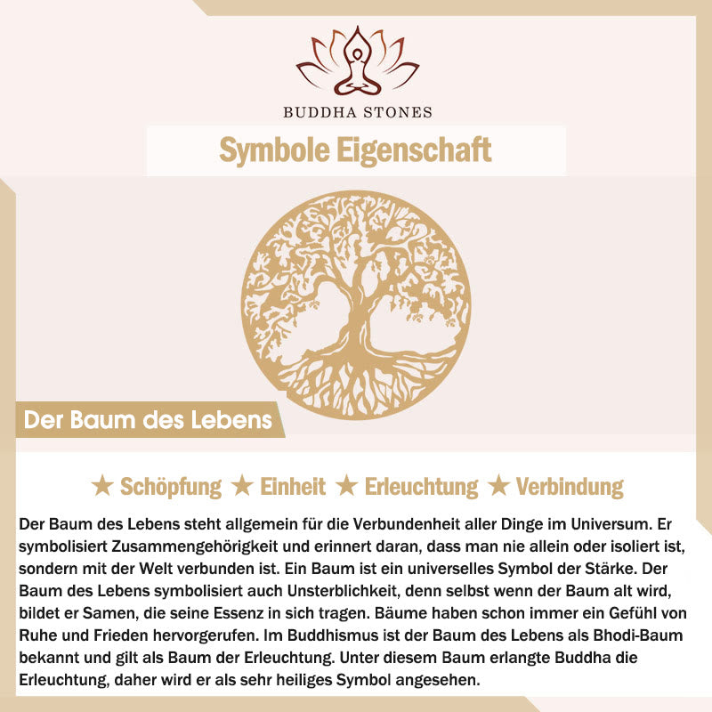 Buddha Stones Der Baum des Lebens Titanstahl-Verbindungs-Halskettenanhänger - image 11