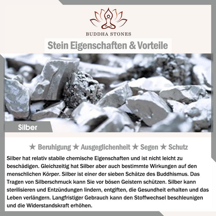 Buddha Stones Halskettenanhänger aus 925er-Sterlingsilber, Mondstein, Liebesplanet, drehbares Muster - image 7
