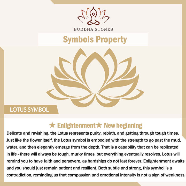 Buddha Stones Zinnober Lotus Charm Doppelt gewickeltes Segensarmband