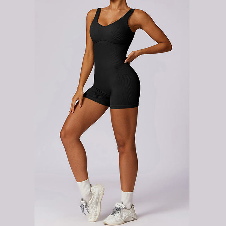 Buddha Steine Solide Nahtlose Jumpsuit Sport Fitness Yoga Frauen Bodysuit