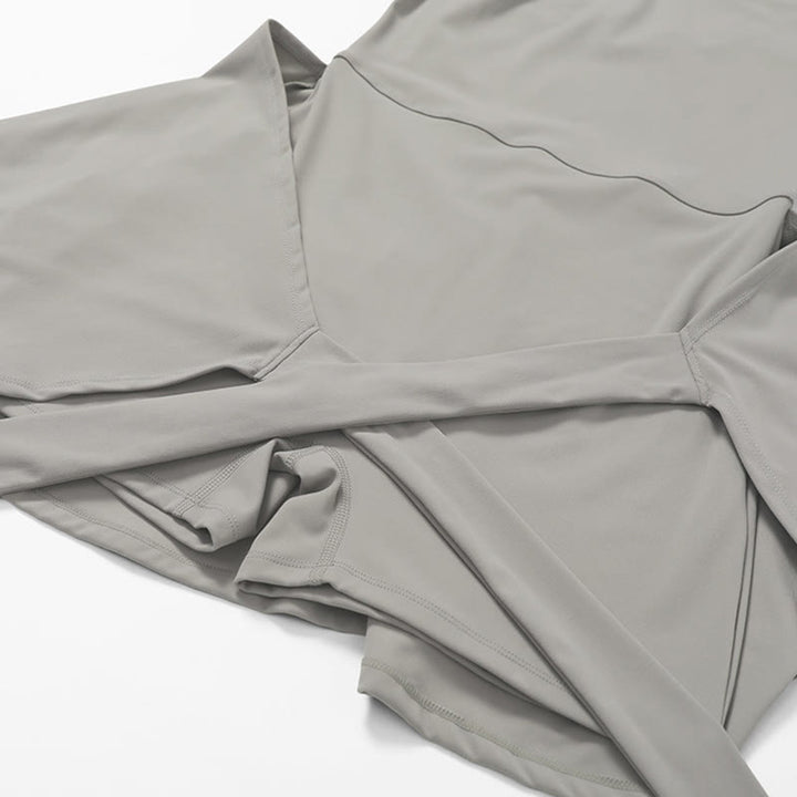 Buddha Stones Einfarbiges Sport-Tennis-Yoga-Schnürkleid für Damen - image 26