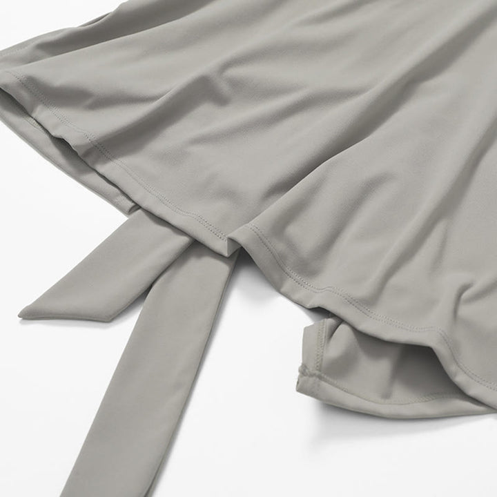 Buddha Stones Einfarbiges Sport-Tennis-Yoga-Schnürkleid für Damen - image 27