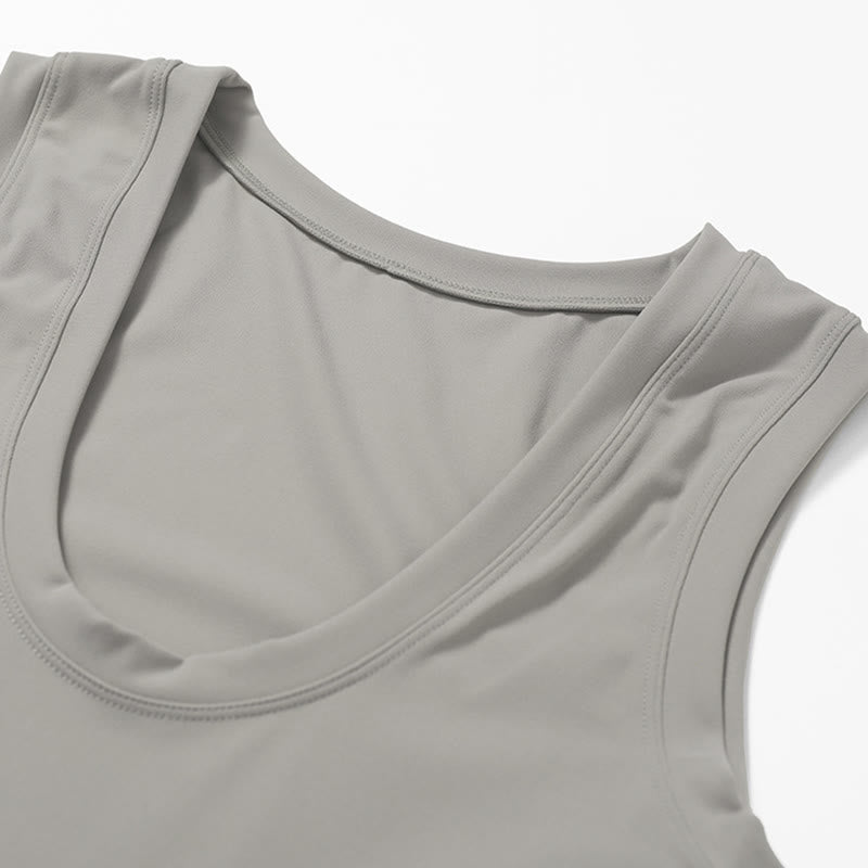 Buddha Stones Einfarbiges Sport-Tennis-Yoga-Schnürkleid für Damen - image 25