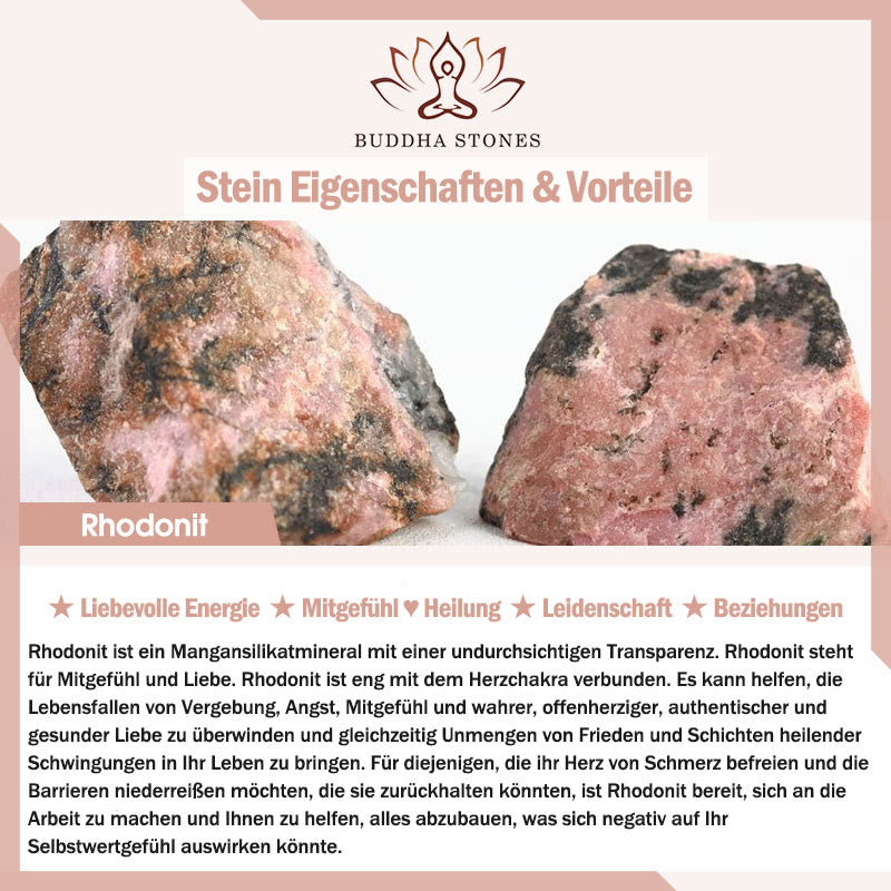 Buddha Stones 3-teiliges spirituelles Armband aus natürlichem Kristallstein für inneren Frieden - image 6