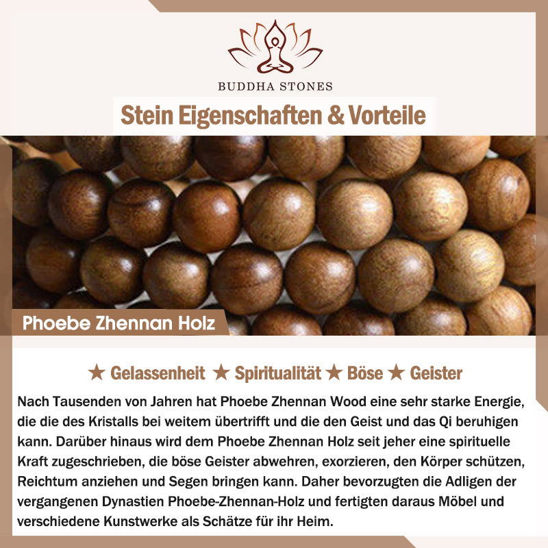 Buddha Stones Mini Glückskatze Kätzchen Phoebe Zhennan Segensdekoration aus Holz - image 5