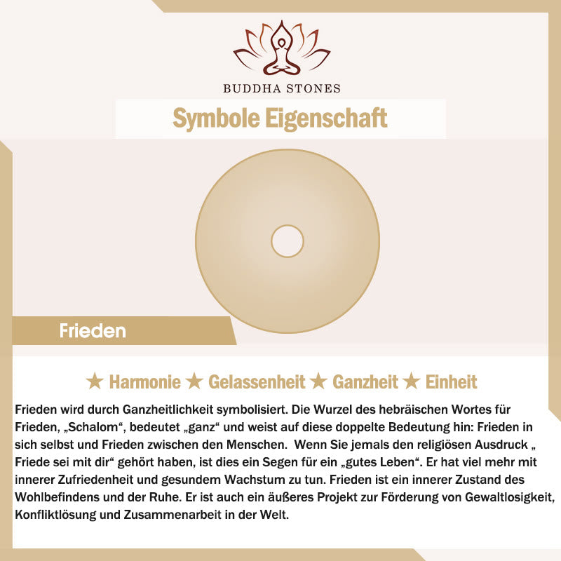 Buddha Stones, handgefertigt, Zinnober-Friedensschnalle, sicheres und gesundes Charm-Segen-Armband, Fußkettchen