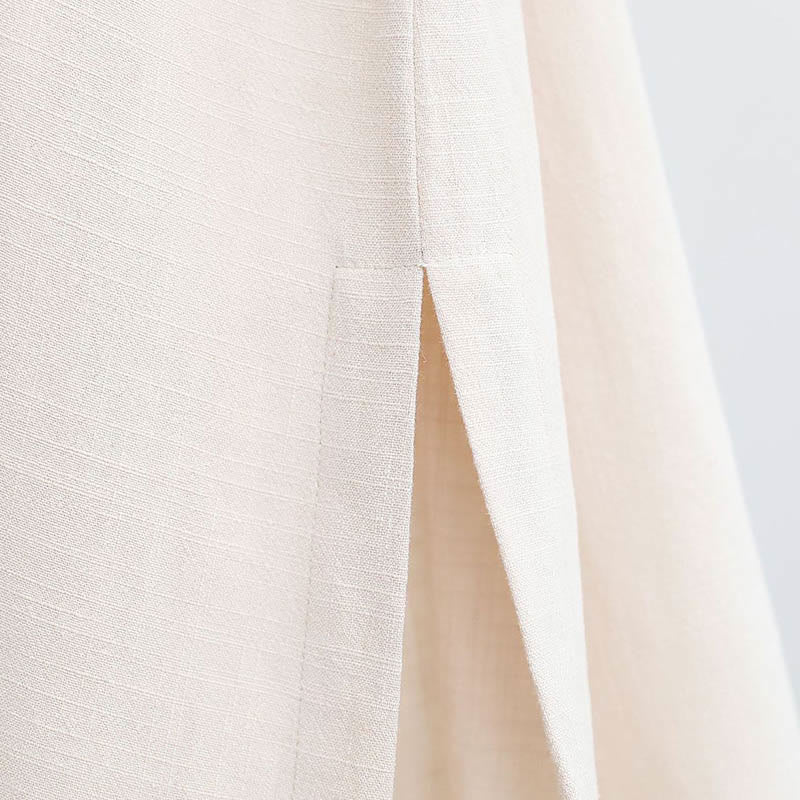 Buddha Stones 2 Stück V-Ausschnitt Herren Langarmhemd Oberteil Hose Meditations- Zen- Tai Chi Baumwoll-Leinen Kleidung Set - image 20