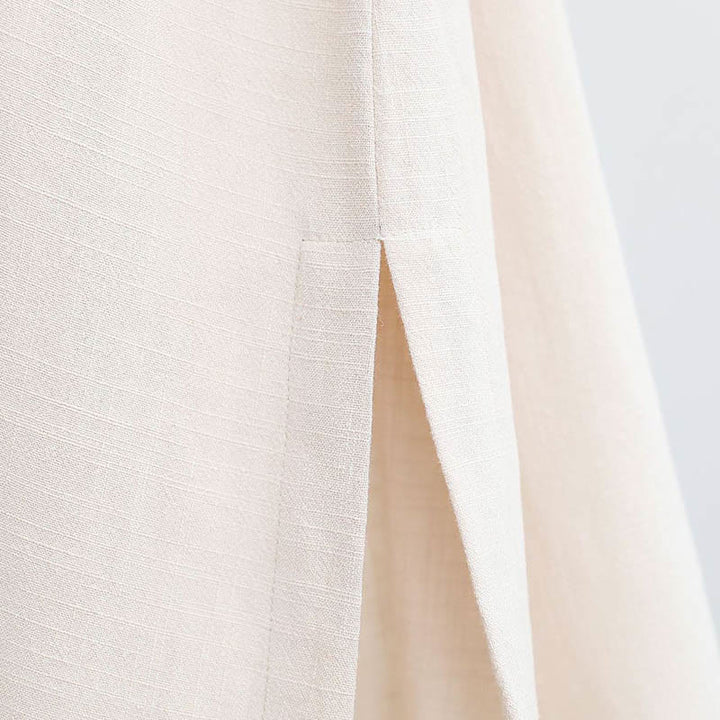 Buddha Stones 2 Stück V-Ausschnitt Herren Langarmhemd Oberteil Hose Meditations- Zen- Tai Chi Baumwoll-Leinen Kleidung Set - image 20