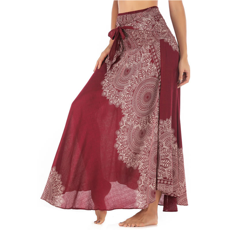 Buddha Stones Zwei Stil Tragen Boho Mandala Blume Strand Rock Kleid - Lachs - US4-12， UK/AU8-16，EU36-44 (F) - image 21