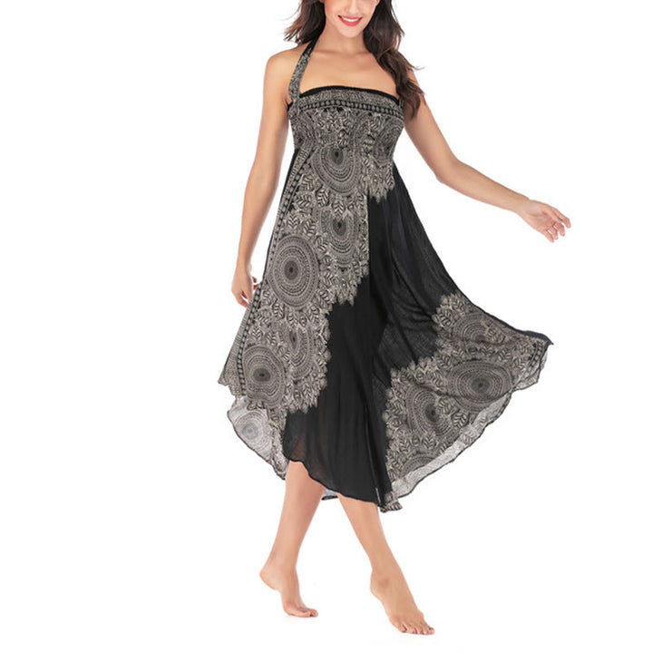 Buddha Stones Zwei Stil Tragen Boho Mandala Blume Strand Rock Kleid - image 19