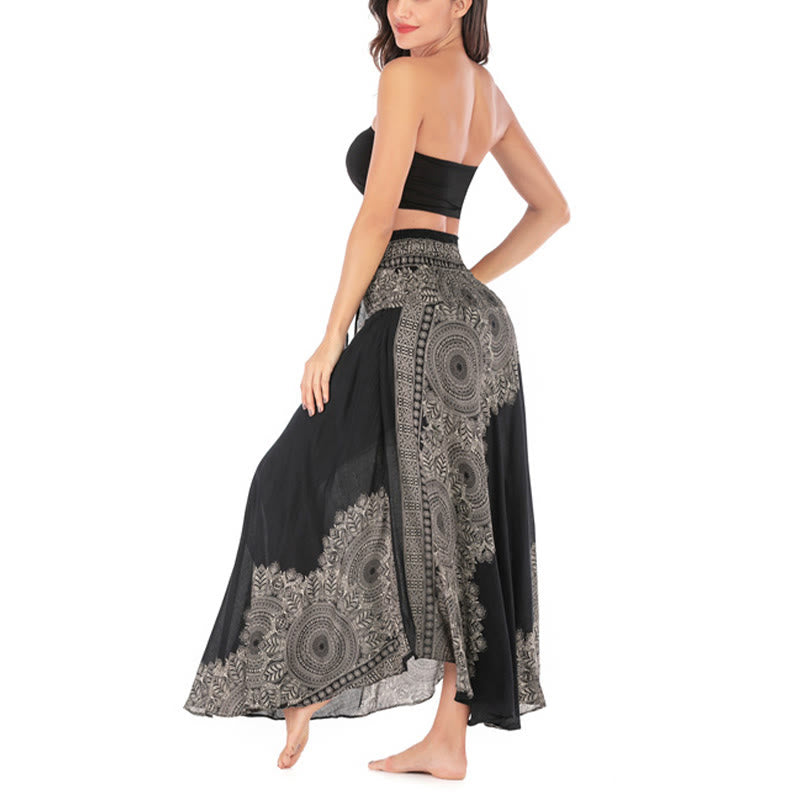 Buddha Stones Zwei Stil Tragen Boho Mandala Blume Strand Rock Kleid - image 17