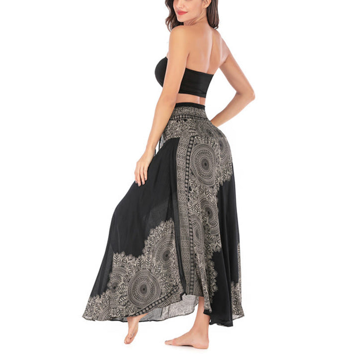 Buddha Stones Zwei Stil Tragen Boho Mandala Blume Strand Rock Kleid - image 17