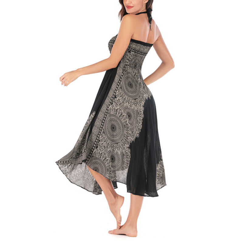 Buddha Stones Zwei Stil Tragen Boho Mandala Blume Strand Rock Kleid - image 20