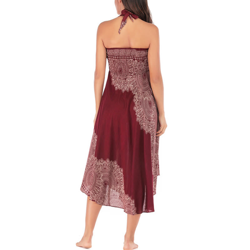Buddha Stones Zwei Stil Tragen Boho Mandala Blume Strand Rock Kleid - image 28