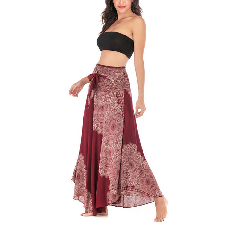 Buddha Stones Zwei Stil Tragen Boho Mandala Blume Strand Rock Kleid - image 24