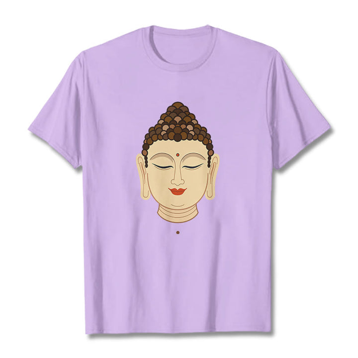 Buddha Stones Meditation Buddha Tee T-Shirt - Pflaume - 2XL - image 15