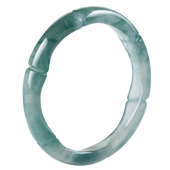 Buddha Stones Ring aus natürlichem Jade und Bambus – Symbol für Wohlstand und Fülle - image 7