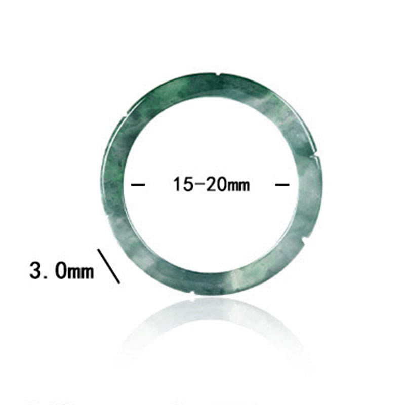 Buddha Stones Ring aus natürlichem Jade und Bambus – Symbol für Wohlstand und Fülle - image 8