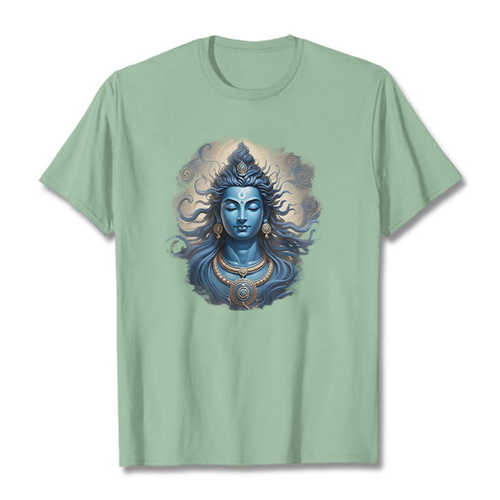 Buddha Stones OM NAMAH SHIVAYA Buddha T-Shirt - Hellgrün - 2XL - image 15
