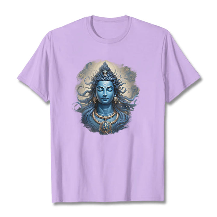 Buddha Stones OM NAMAH SHIVAYA Buddha T-Shirt - Pflaume - 2XL - image 17