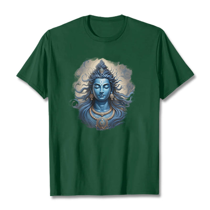 Buddha Stones OM NAMAH SHIVAYA Buddha T-Shirt - Waldgrün - 2XL - image 11