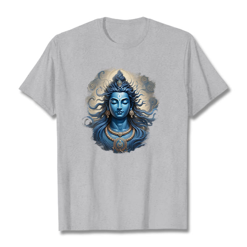 Buddha Stones OM NAMAH SHIVAYA Buddha T-Shirt - Hellgrau - 2XL - image 19