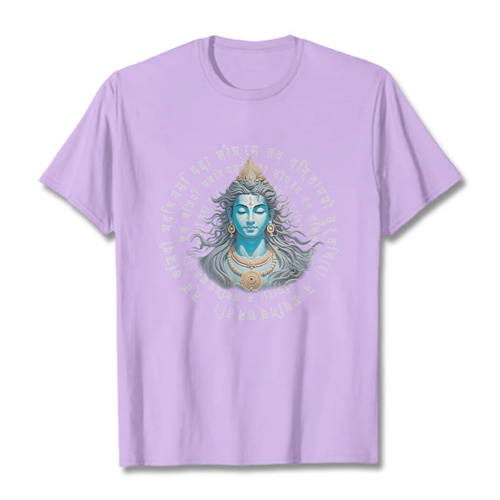 Buddha Stones Sanskrit „Du hast gewonnen, wenn du lernst“ T-Shirt - Pflaume - 2XL - image 15