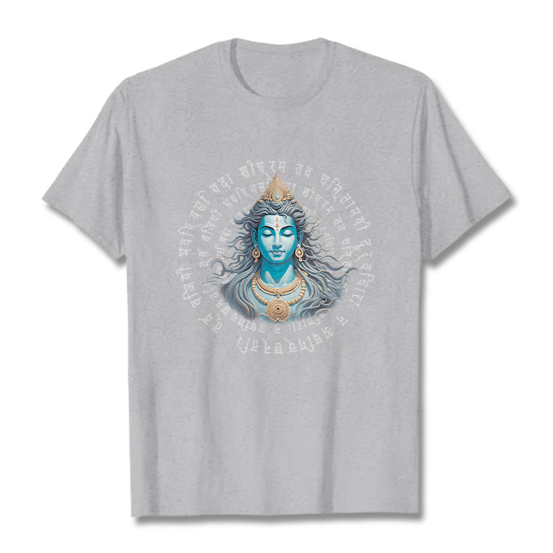 Buddha Stones Sanskrit „Du hast gewonnen, wenn du lernst“ T-Shirt - Hellgrau - 2XL - image 18