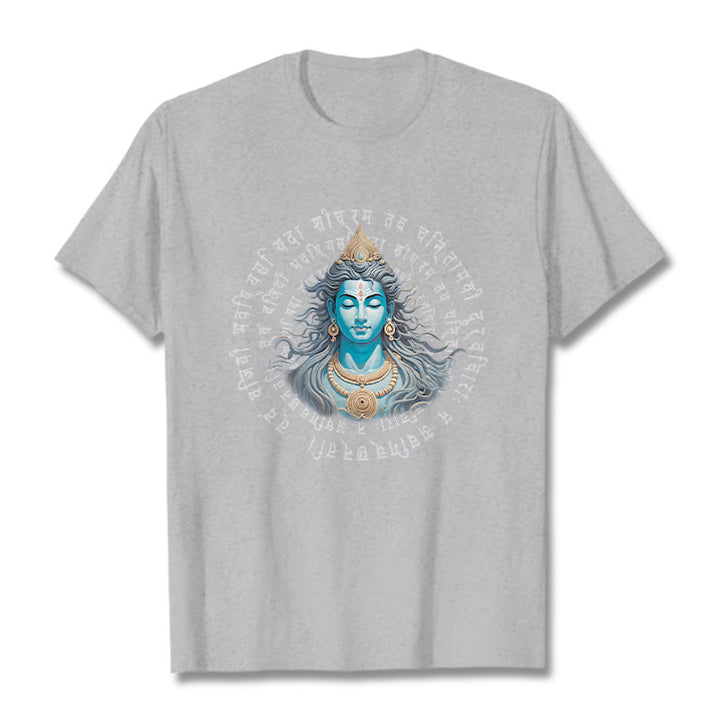 Buddha Stones Sanskrit „Du hast gewonnen, wenn du lernst“ T-Shirt - Hellgrau - 2XL - image 18