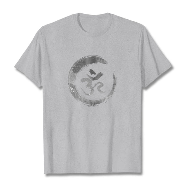 Buddha Stones OM Mantra Sanskrit T-Shirt - Hellgrau - 2XL - image 18
