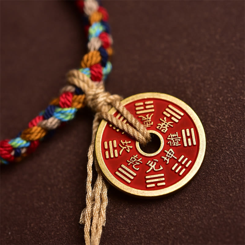 Buddha Stones Handgefertigtes Bagua-Harmonie-Armband aus mehrfarbigem Seil - image 3