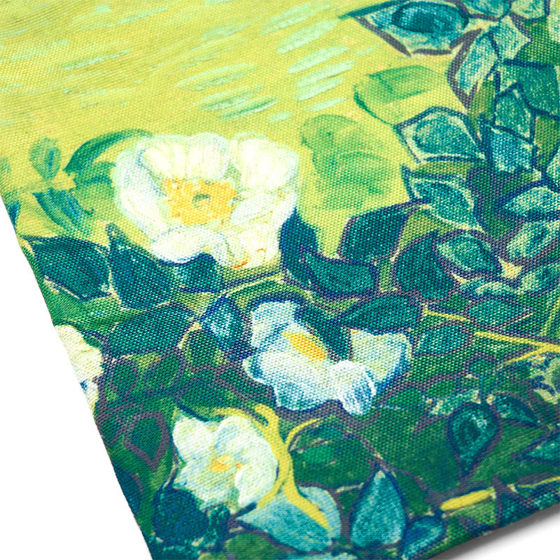 Buddha Stones Rosen Leinwand Handtasche - image 5