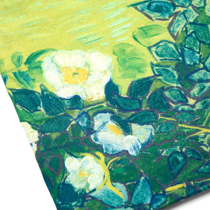Buddha Stones Rosen Leinwand Handtasche - image 5