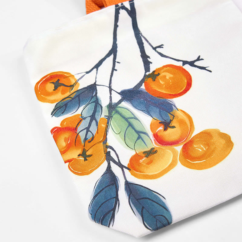 Buddha Stones Persimmon Canvas Handtasche - image 2