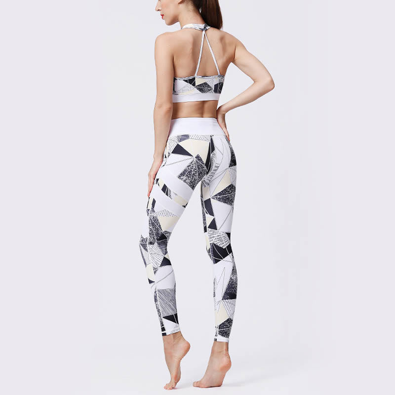 Buddha Stones Blumenblätter Drucken Sport Übung Fitness Hohe Taille Leggings Damen Yoga Hosen - image 45