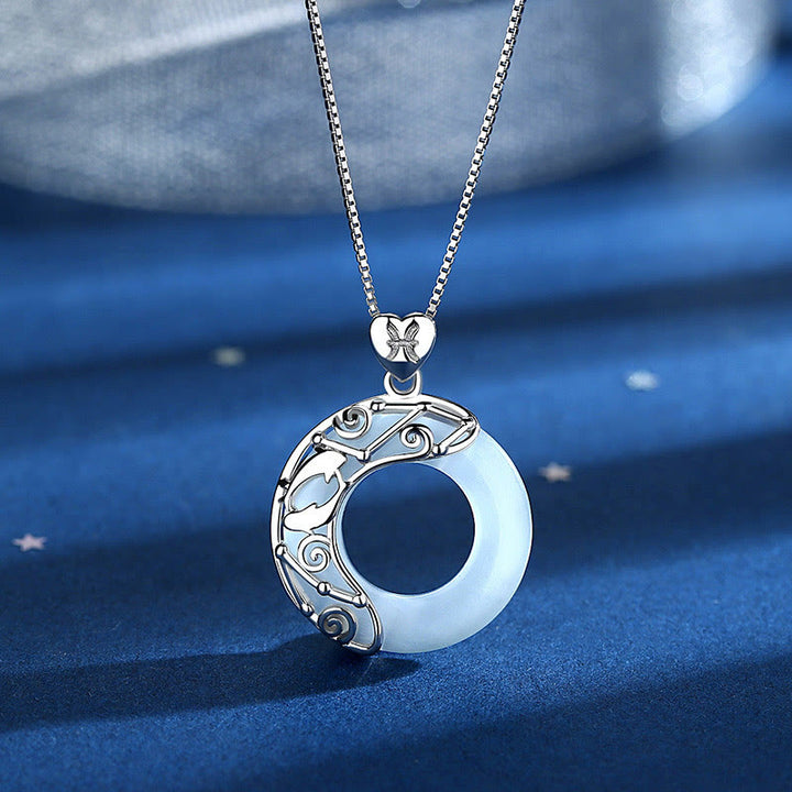 Buddha Stones 925 Sterling Silber 12 Sternzeichen des Tierkreises Katzenauge Liebesunterstützungs-Halskettenanhänger