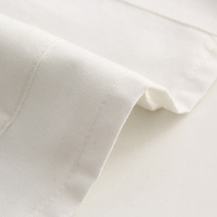 Buddha Stones Chinesischer Froschknopf Tang Anzug Herren Kurzarm Baumwollhemd mit Taschen - image 6