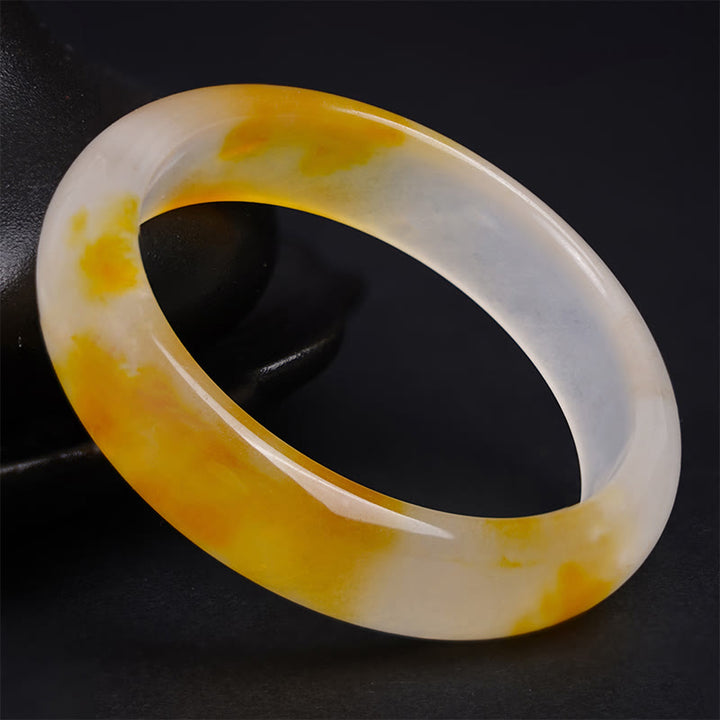 Buddha Stones Gelber Chalzedon Harmonie Positivität Armband - image 3