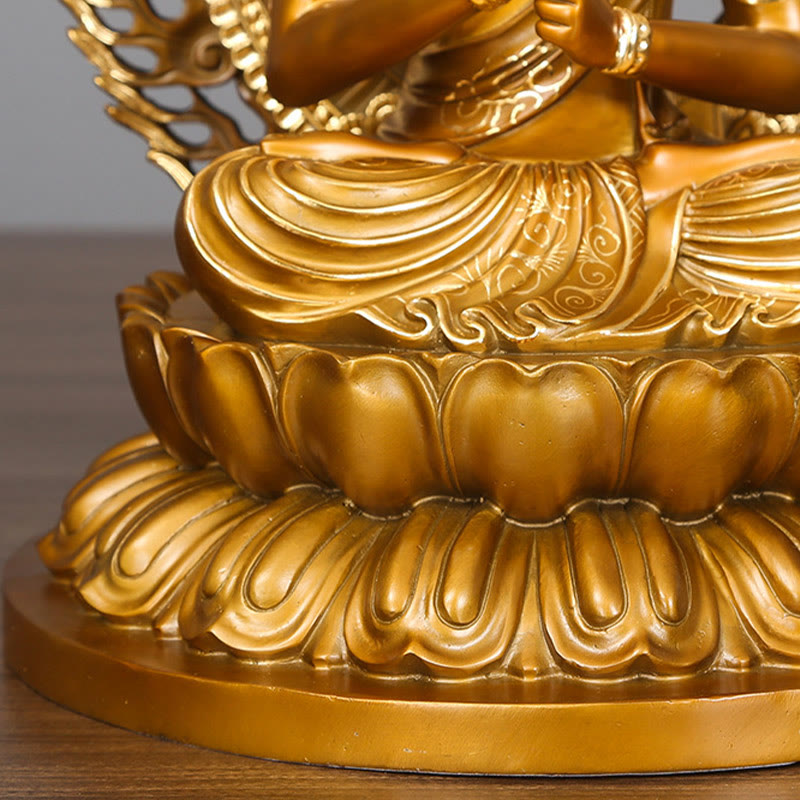 Buddha Stones Tathagata Buddha Figurine Serenity Kupferstatue Hausopfer Dekoration - image 8