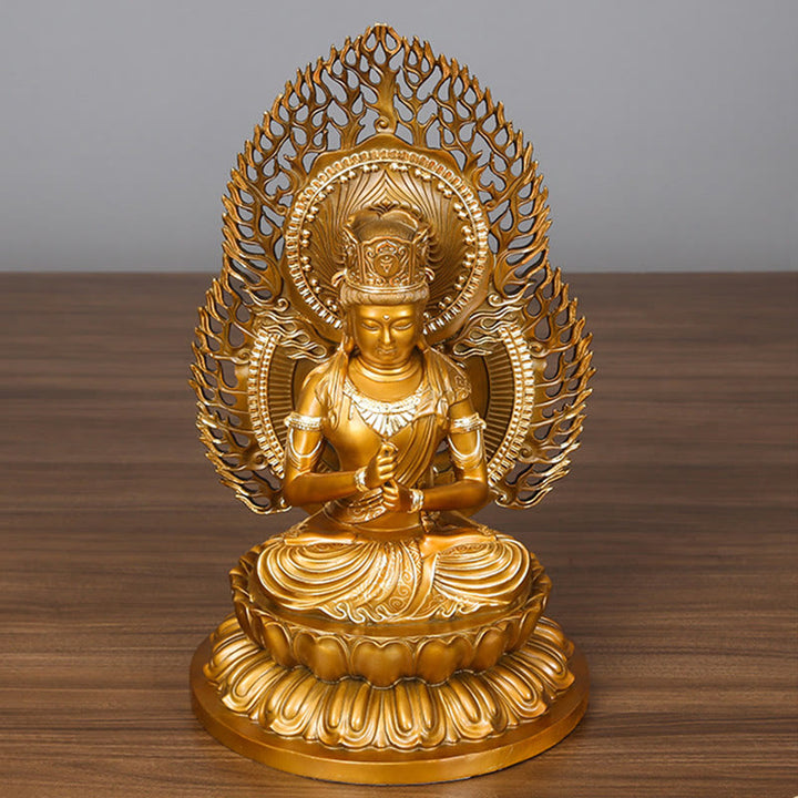 Buddha Stones Tathagata Buddha Figurine Serenity Kupferstatue Hausopfer Dekoration - image 10