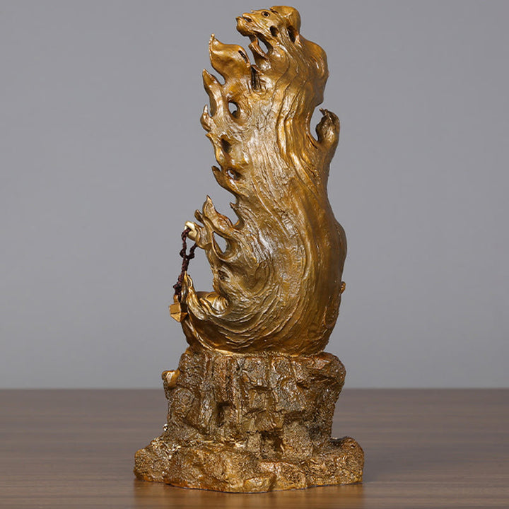 Buddha Stones Acalanatha Buddha Figurine Gelassenheit Kupferstatue Heimopfer Dekoration - image 14