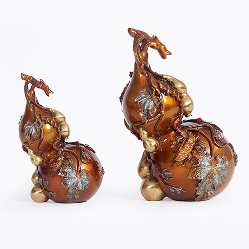 Buddha Stones Goldene Kürbis Messing Kupfer Statue Zuhause Schreibtisch Dekoration - image 6